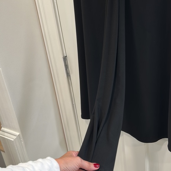 R&M Richards Plus Special Occasion Little Black No Wrinkle Dress sz.18 - Picture 6 of 9